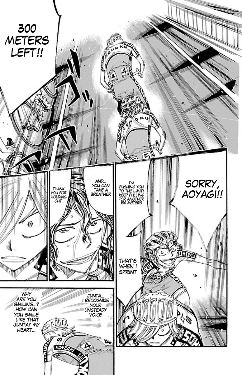 Yowamushi Pedal Chapter 446 page 6 - Chapter 446: Aoyagi's last wish