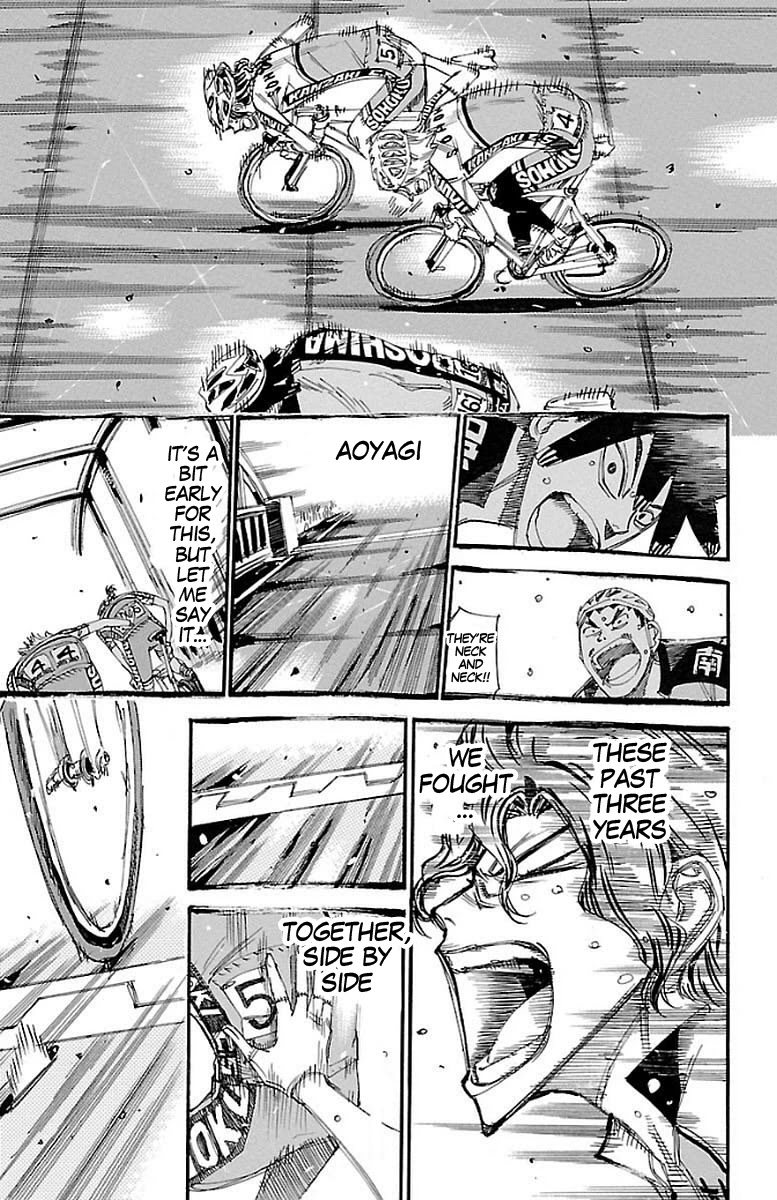 Yowamushi Pedal Chapter 447 page 14 - Chapter 447: Final verdict on the bridge