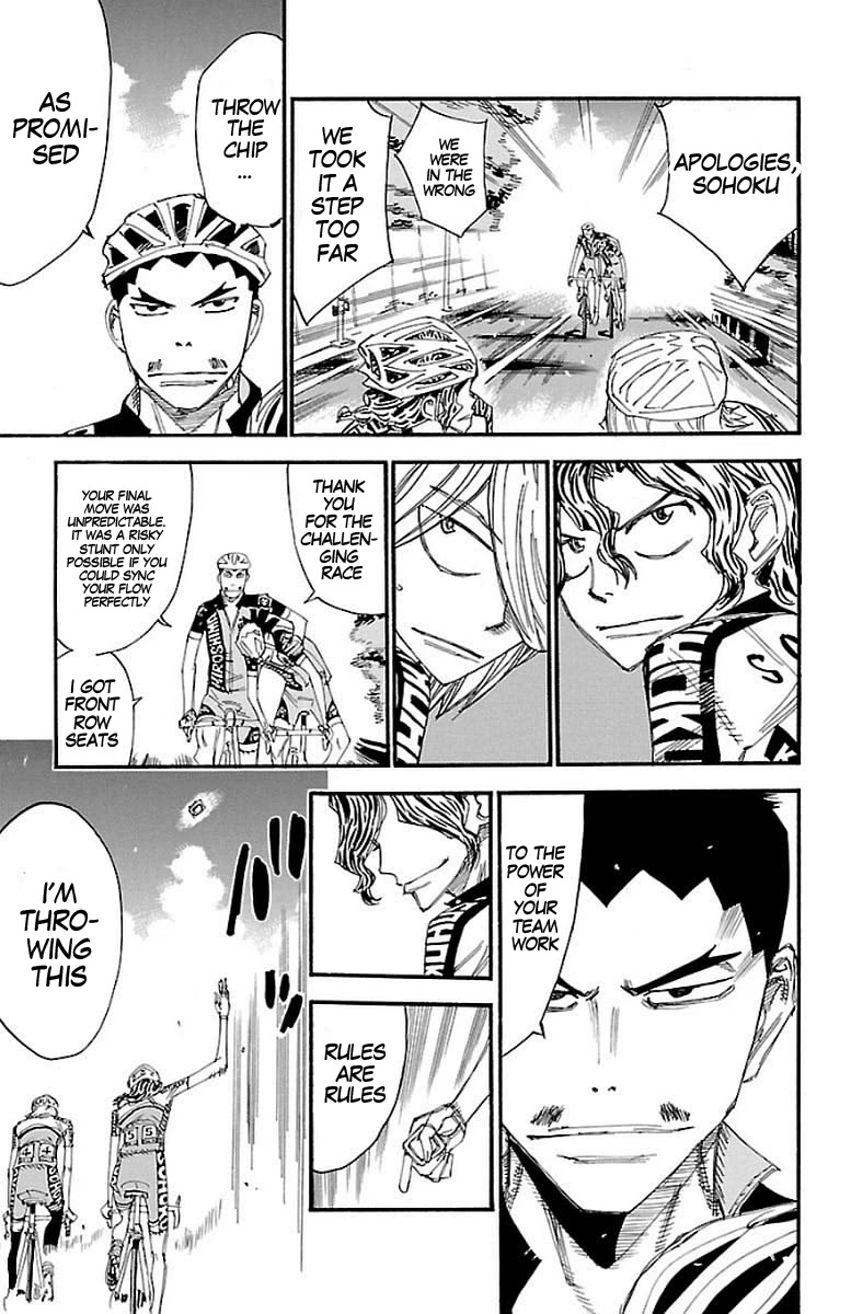 Yowamushi Pedal Chapter 448 page 12 - Chapter 448: the death game's score