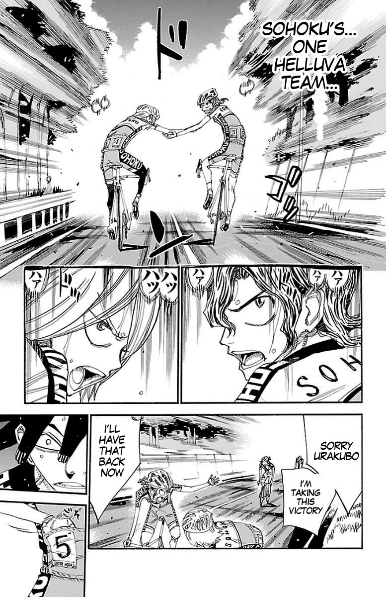 Yowamushi Pedal Chapter 448 page 4 - Chapter 448: the death game's score