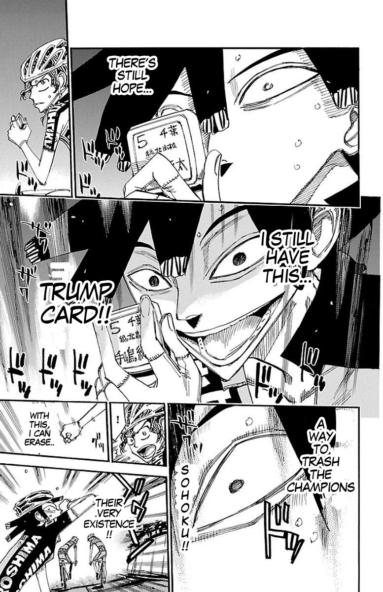 Yowamushi Pedal Chapter 448 page 6 - Chapter 448: the death game's score