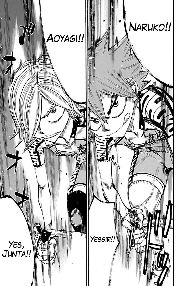 Yowamushi Pedal Chapter 449 page 10 - Chapter 449: The strength of six people