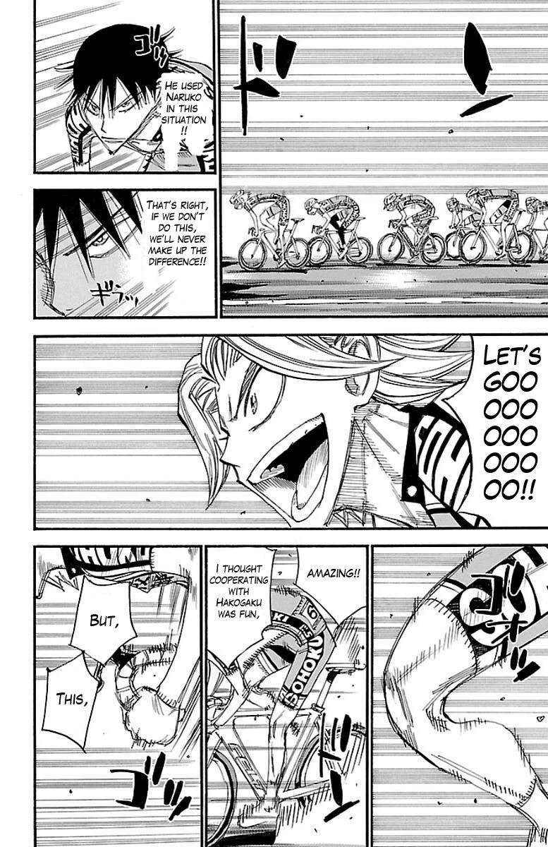Yowamushi Pedal Chapter 449 page 12 - Chapter 449: The strength of six people