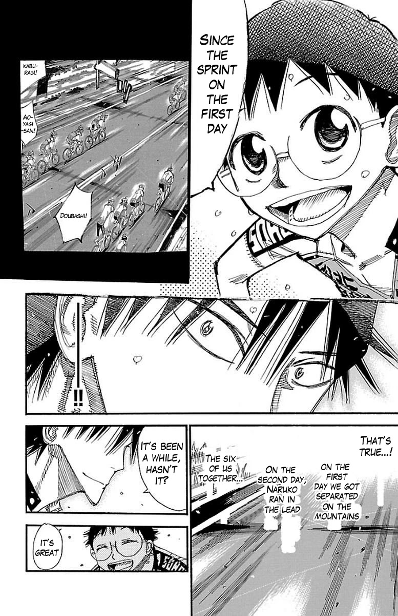 Yowamushi Pedal Chapter 449 page 16 - Chapter 449: The strength of six people