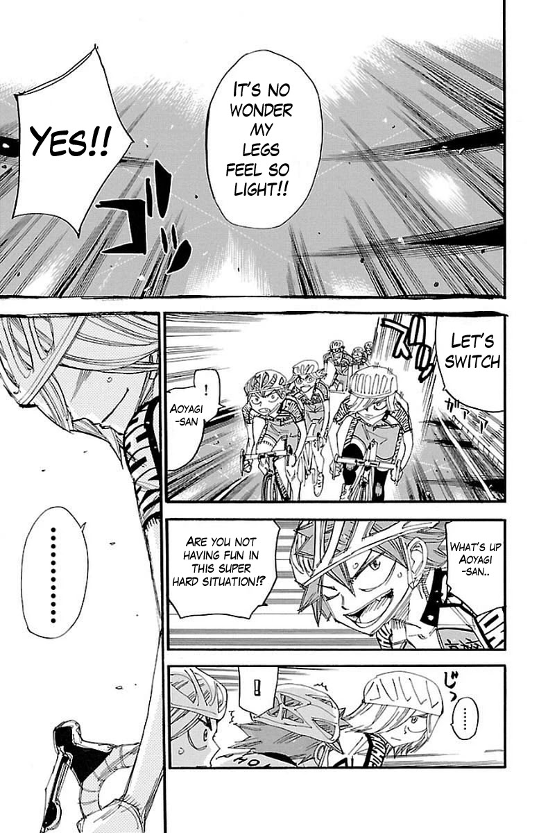 Yowamushi Pedal Chapter 449 page 17 - Chapter 449: The strength of six people