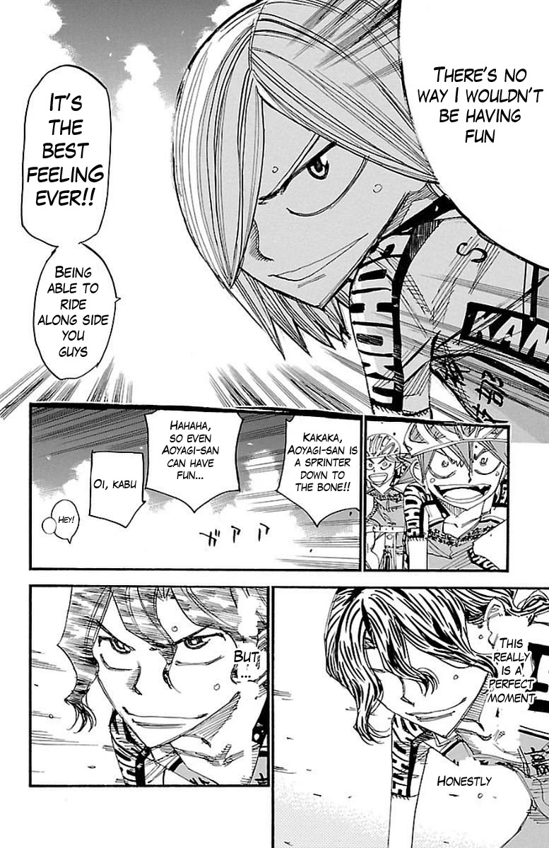 Yowamushi Pedal Chapter 449 page 18 - Chapter 449: The strength of six people