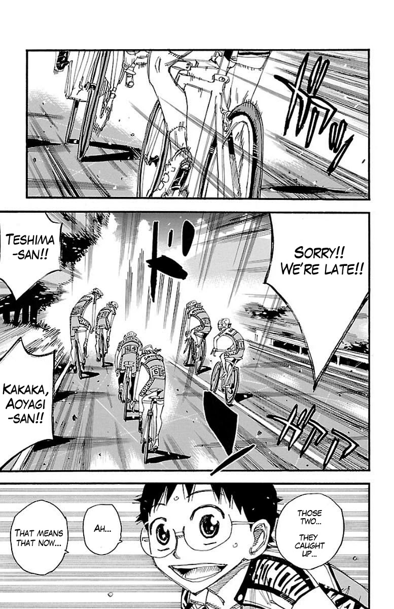 Yowamushi Pedal Chapter 449 page 3 - Chapter 449: The strength of six people