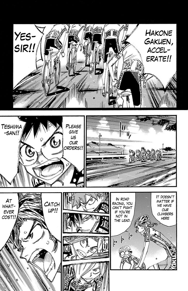 Yowamushi Pedal Chapter 449 page 8 - Chapter 449: The strength of six people