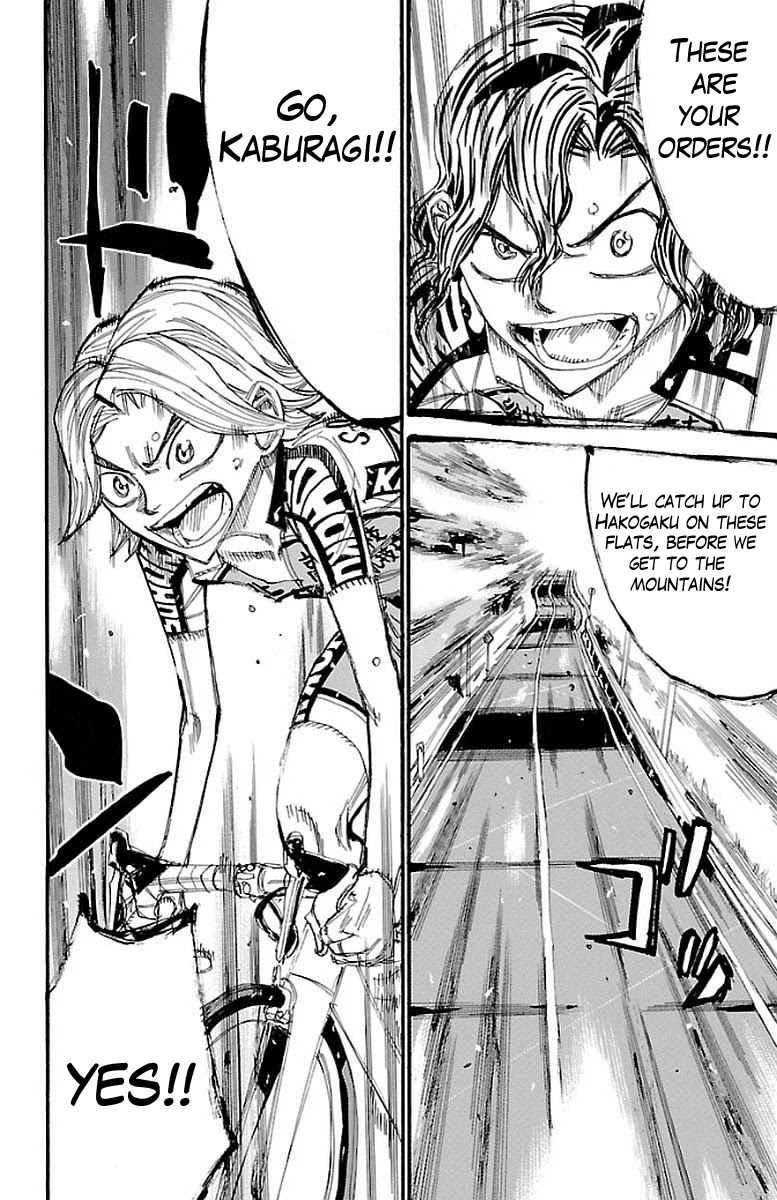 Yowamushi Pedal Chapter 449 page 9 - Chapter 449: The strength of six people