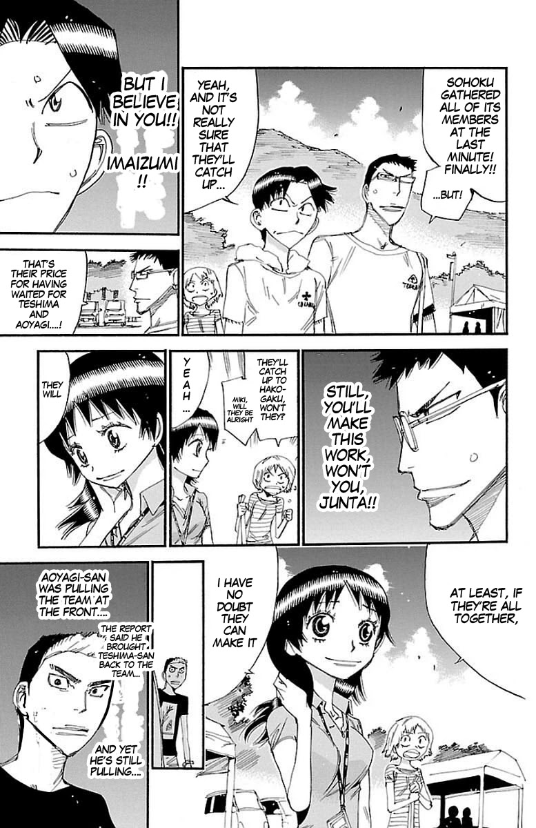 Yowamushi Pedal Chapter 450 page 10 - Chapter 450: Catch up!!