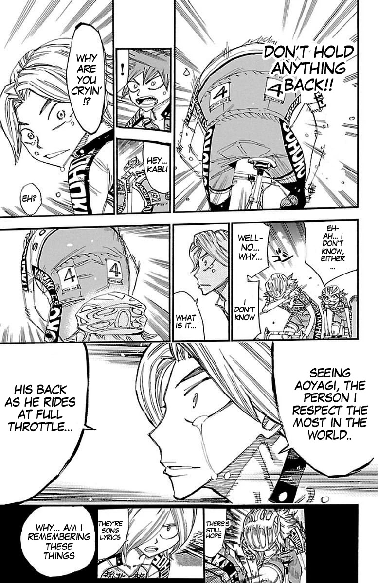 Yowamushi Pedal Chapter 450 page 15 - Chapter 450: Catch up!!