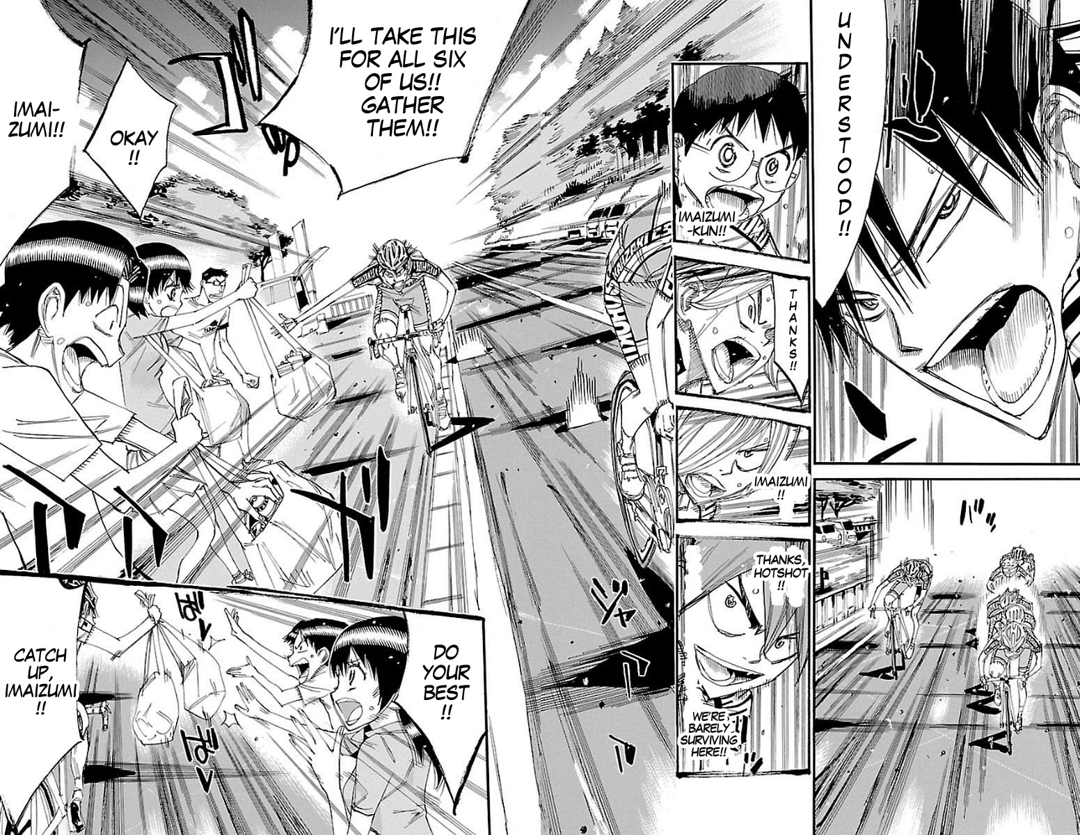 Yowamushi Pedal Chapter 450 page 8 - Chapter 450: Catch up!!