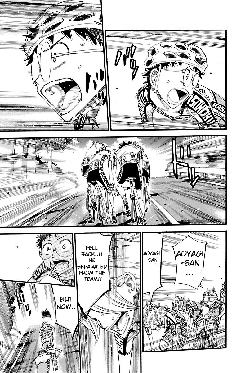 Yowamushi Pedal Chapter 451 page 14 - Chapter 451: Tears