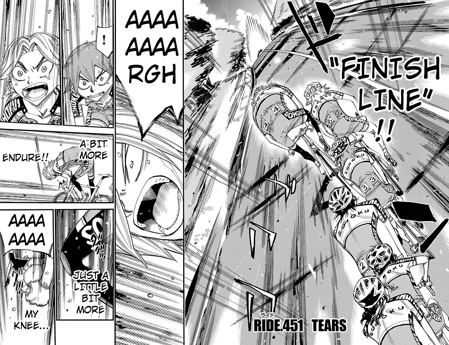 Yowamushi Pedal Chapter 451 page 3 - Chapter 451: Tears