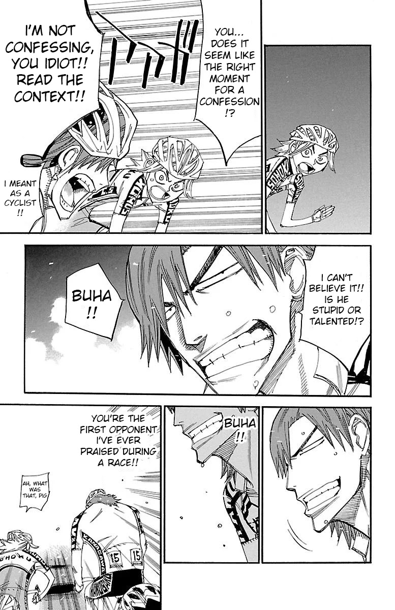 Yowamushi Pedal Chapter 453 page 10 - Chapter 453: The Last 3KM's Clash
