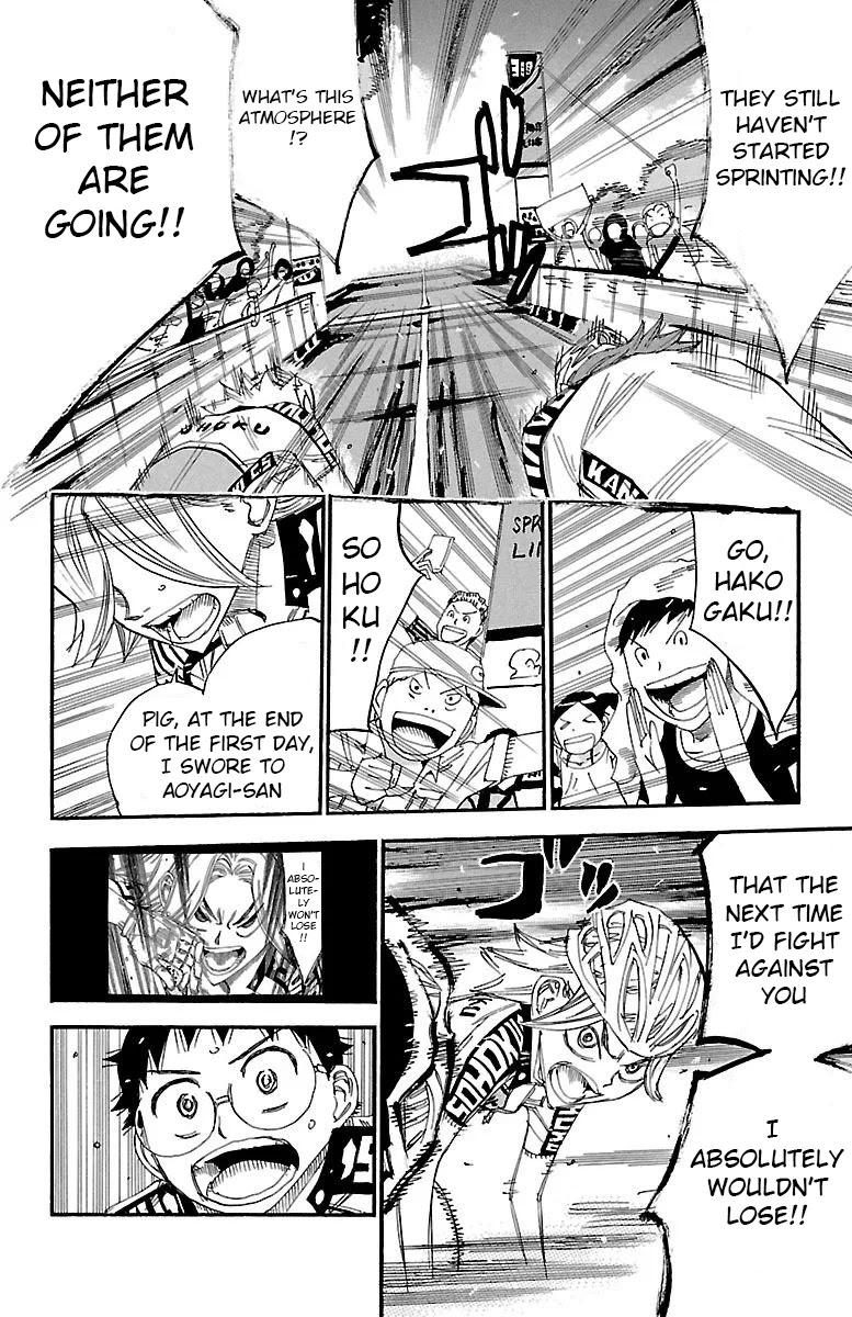 Yowamushi Pedal Chapter 453 page 14 - Chapter 453: The Last 3KM's Clash