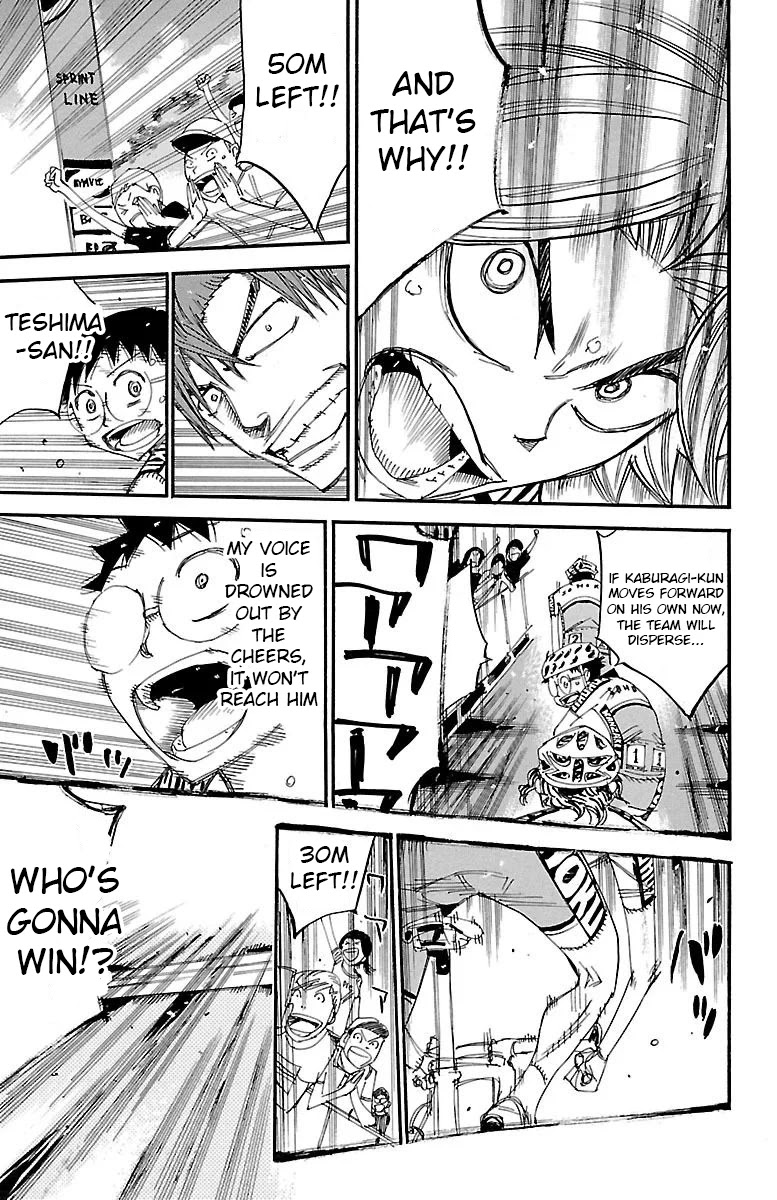 Yowamushi Pedal Chapter 453 page 15 - Chapter 453: The Last 3KM's Clash