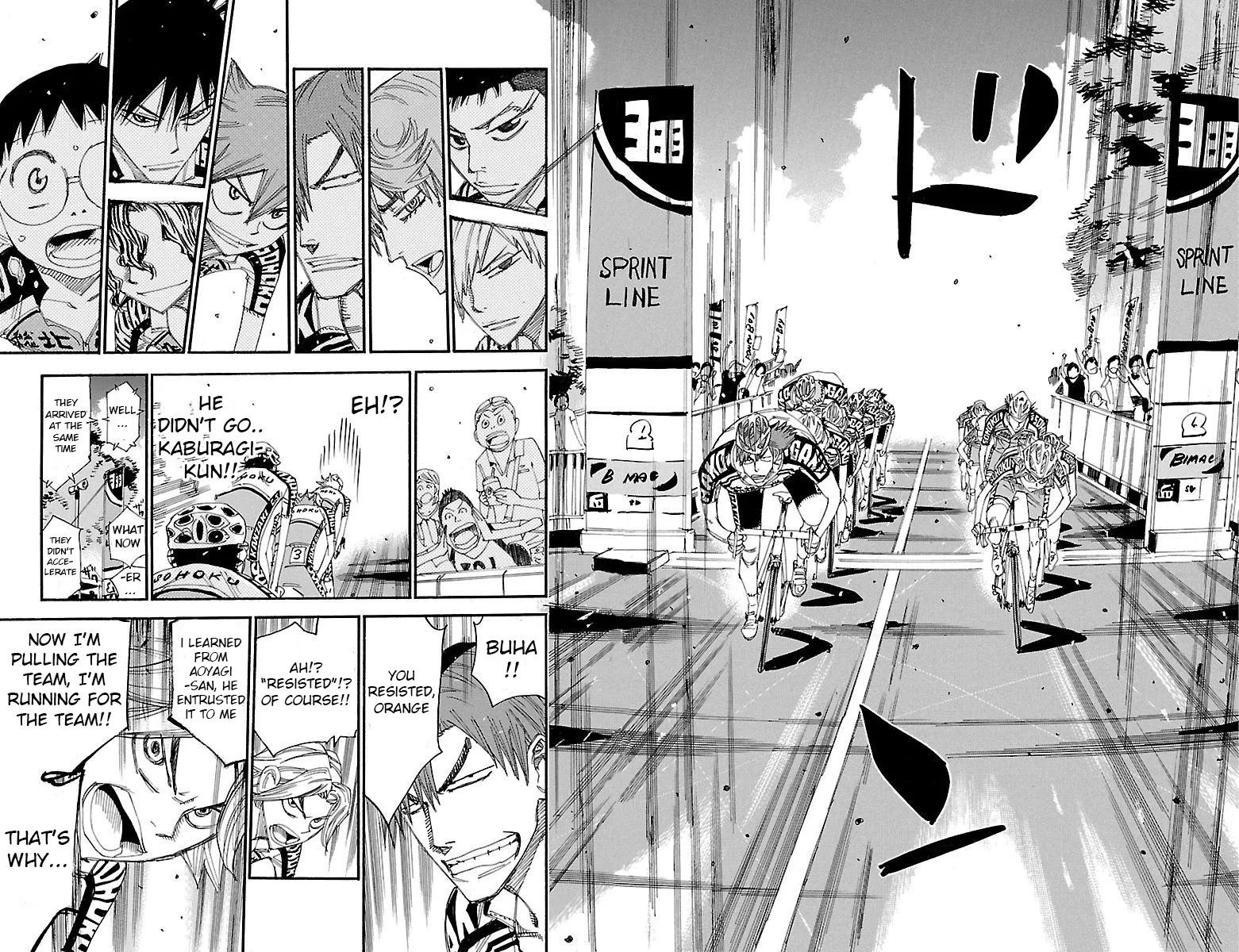 Yowamushi Pedal Chapter 453 page 16 - Chapter 453: The Last 3KM's Clash