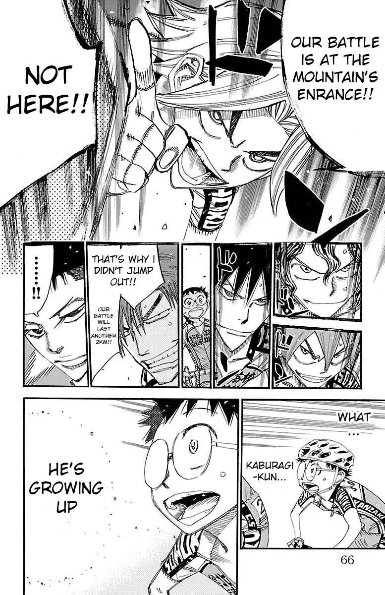 Yowamushi Pedal Chapter 453 page 17 - Chapter 453: The Last 3KM's Clash