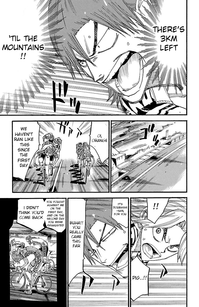 Yowamushi Pedal Chapter 453 page 8 - Chapter 453: The Last 3KM's Clash