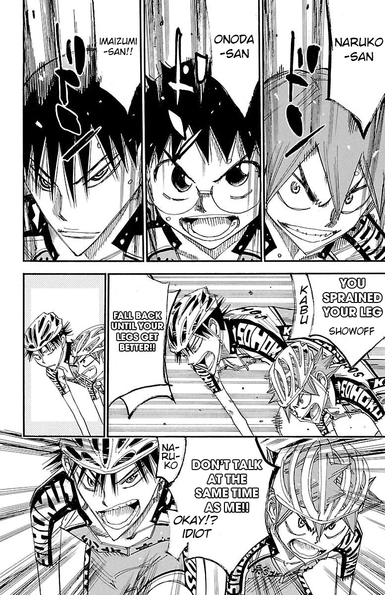 Yowamushi Pedal Chapter 454 page 12 - Chapter 454: A Team That Supports Each Other