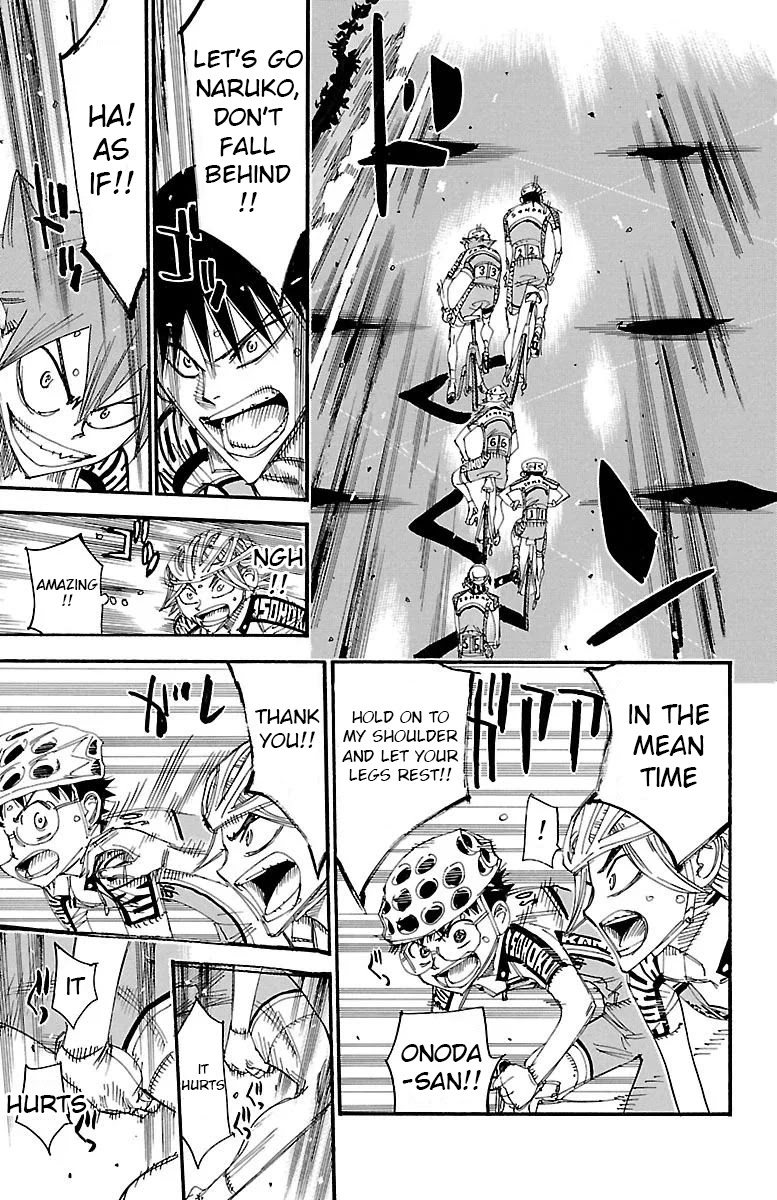 Yowamushi Pedal Chapter 454 page 13 - Chapter 454: A Team That Supports Each Other