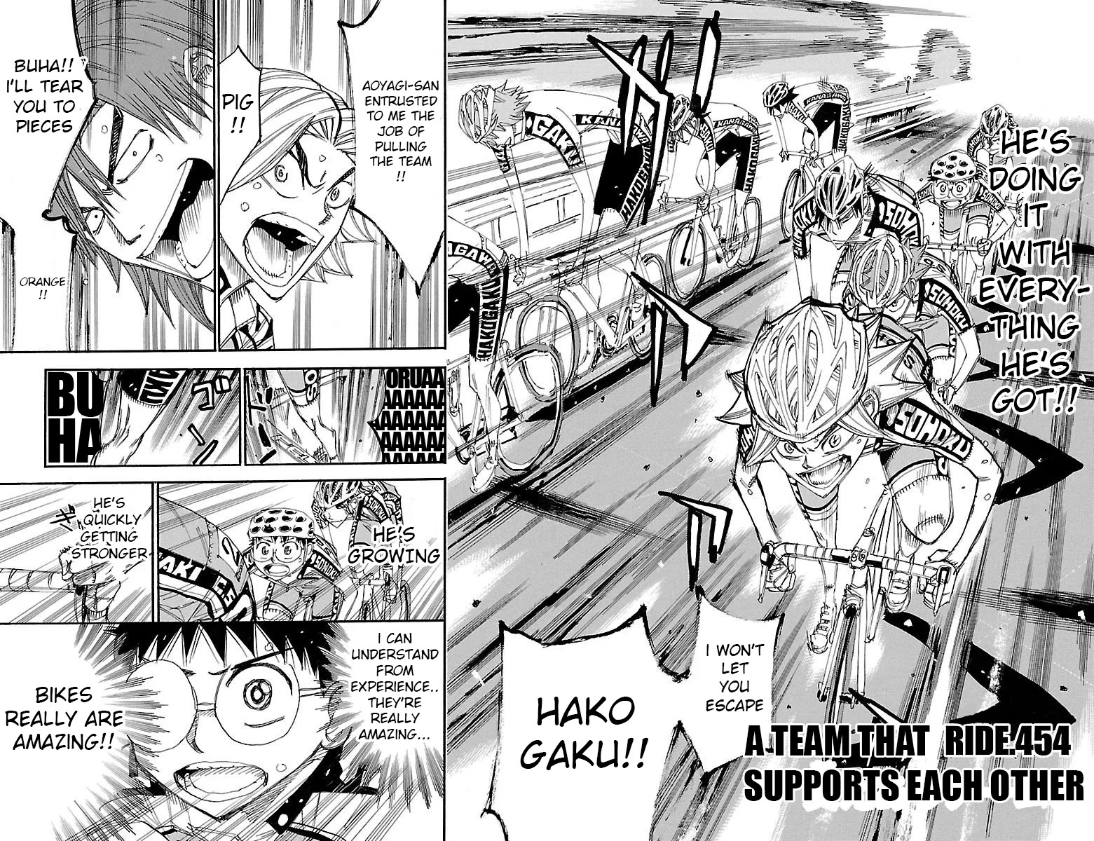Yowamushi Pedal Chapter 454 page 4 - Chapter 454: A Team That Supports Each Other