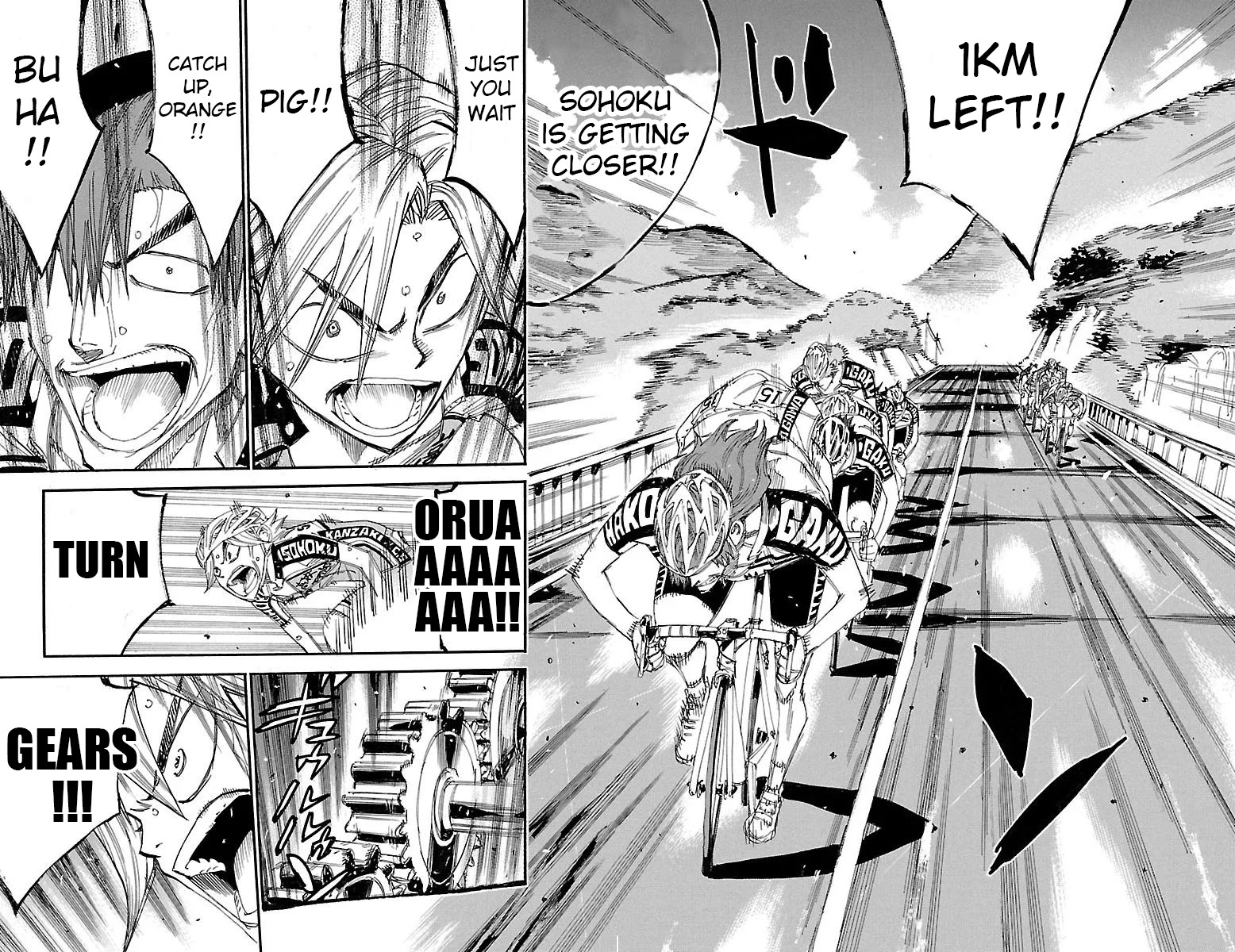 Yowamushi Pedal Chapter 455 page 12 - Chapter 455: The Senpai's Role