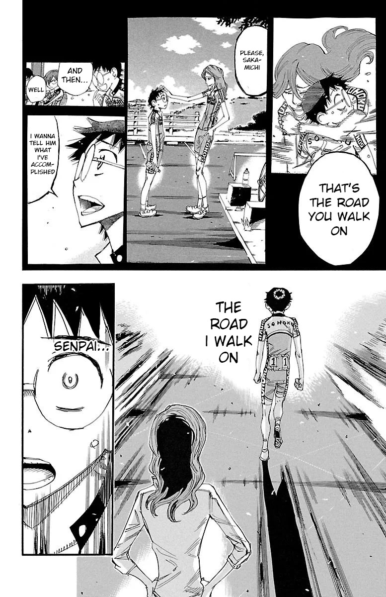 Yowamushi Pedal Chapter 455 page 16 - Chapter 455: The Senpai's Role