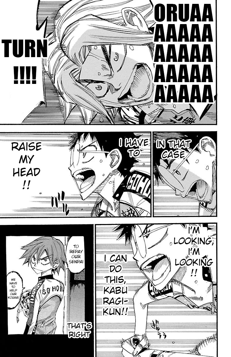 Yowamushi Pedal Chapter 455 page 17 - Chapter 455: The Senpai's Role