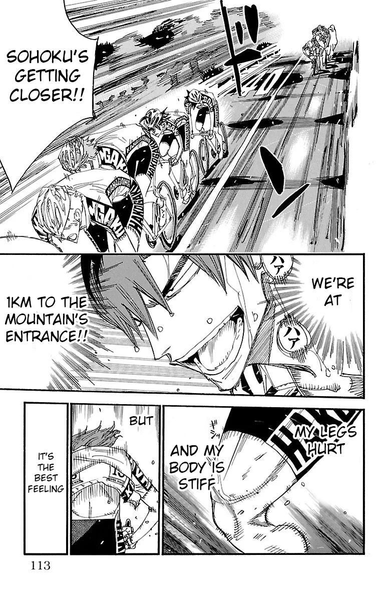 Yowamushi Pedal Chapter 455 page 21 - Chapter 455: The Senpai's Role