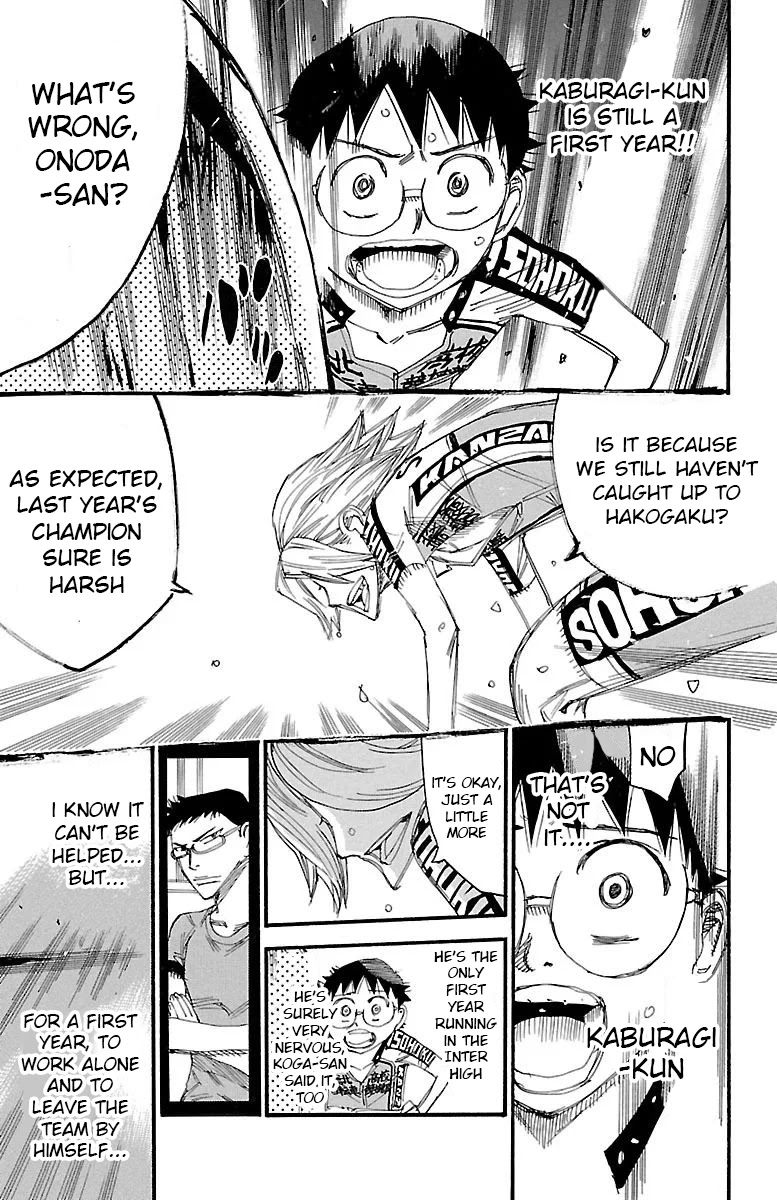 Yowamushi Pedal Chapter 455 page 8 - Chapter 455: The Senpai's Role