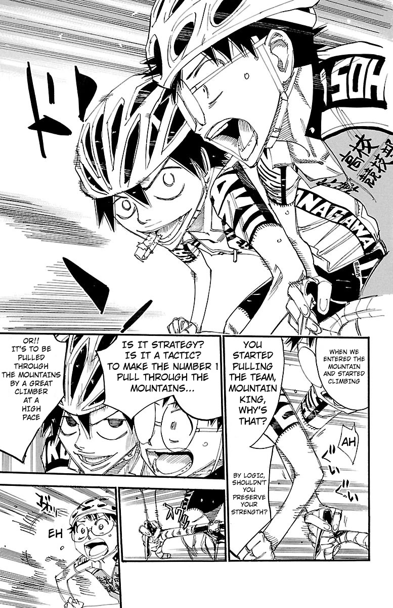 Yowamushi Pedal Chapter 458 page 11 - Chapter 458: The Climbers Move Forward!!