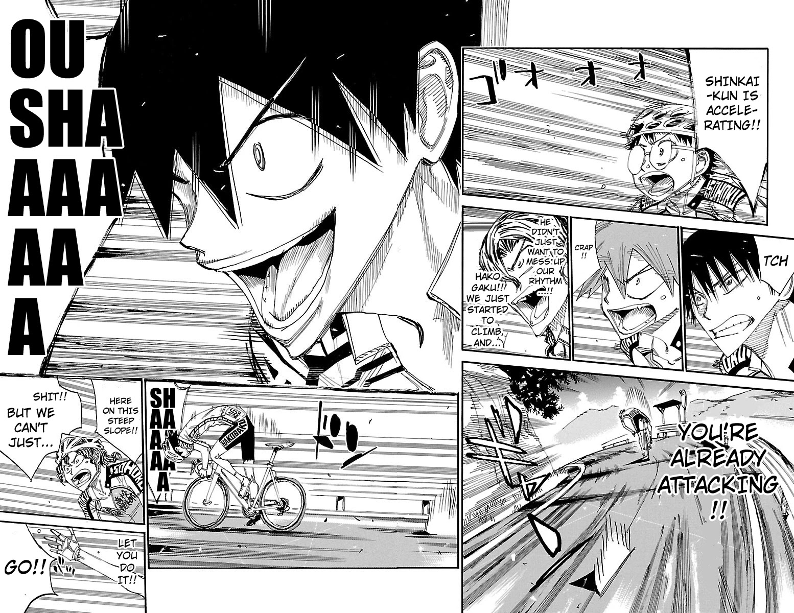 Yowamushi Pedal Chapter 458 page 13 - Chapter 458: The Climbers Move Forward!!