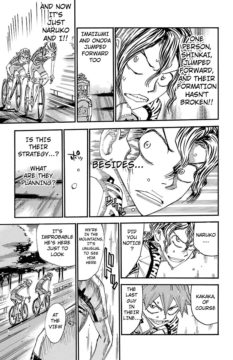 Yowamushi Pedal Chapter 458 page 18 - Chapter 458: The Climbers Move Forward!!
