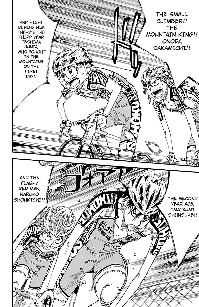 Yowamushi Pedal Chapter 458 page 4 - Chapter 458: The Climbers Move Forward!!