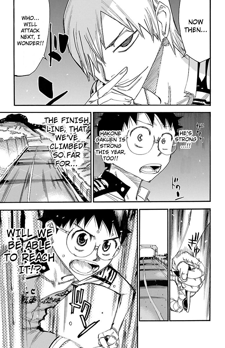 Yowamushi Pedal Chapter 459 page 16 - Chapter 459: Fierce Attack