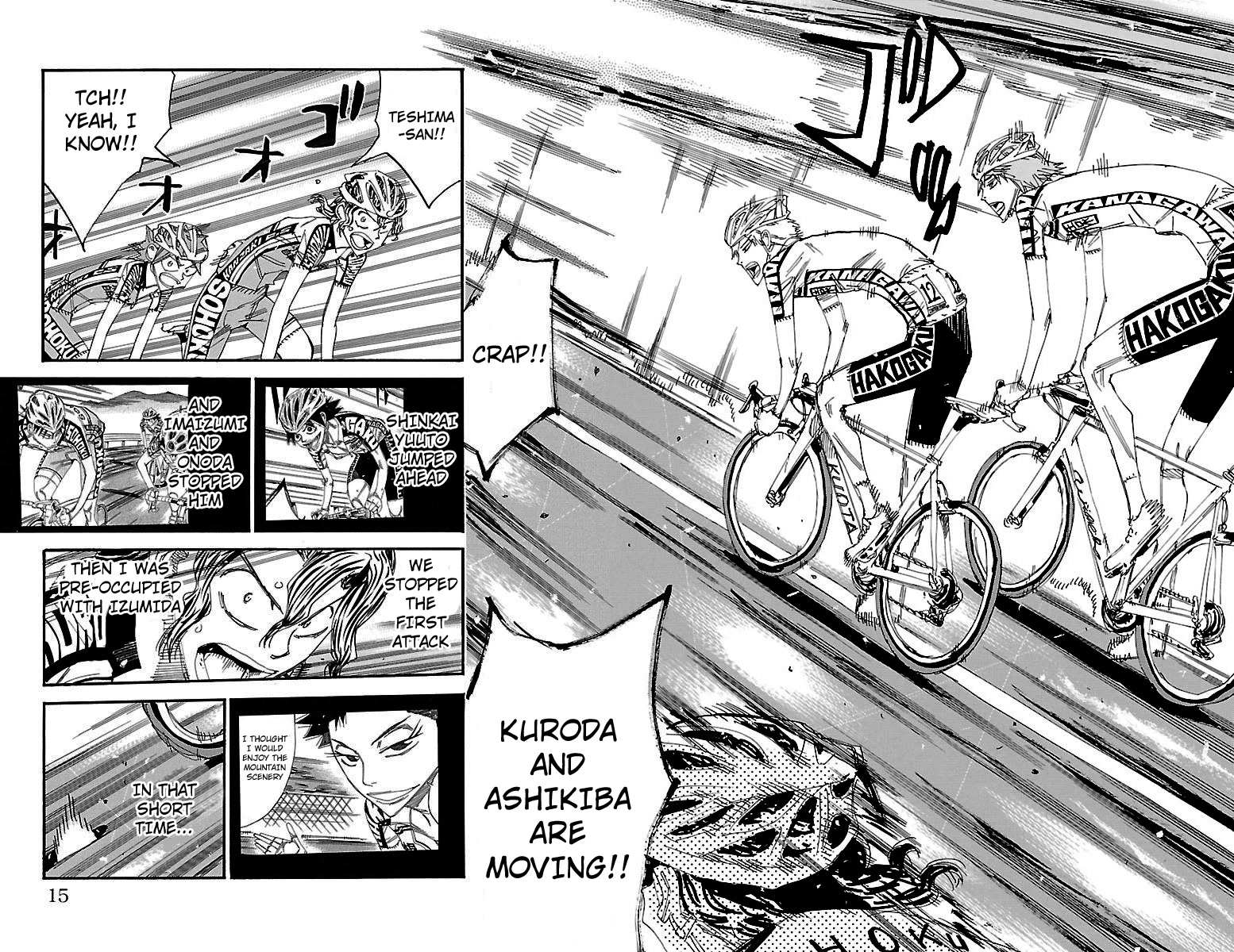 Yowamushi Pedal Chapter 459 page 9 - Chapter 459: Fierce Attack