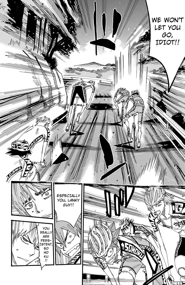 Yowamushi Pedal Chapter 460 page 14 - Chapter 460: A Quiet Attack