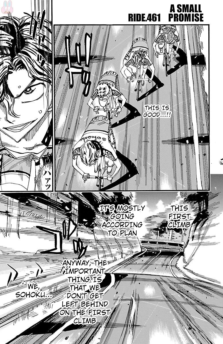 Yowamushi Pedal Chapter 461 page 1 - Chapter 461: A Small Promise