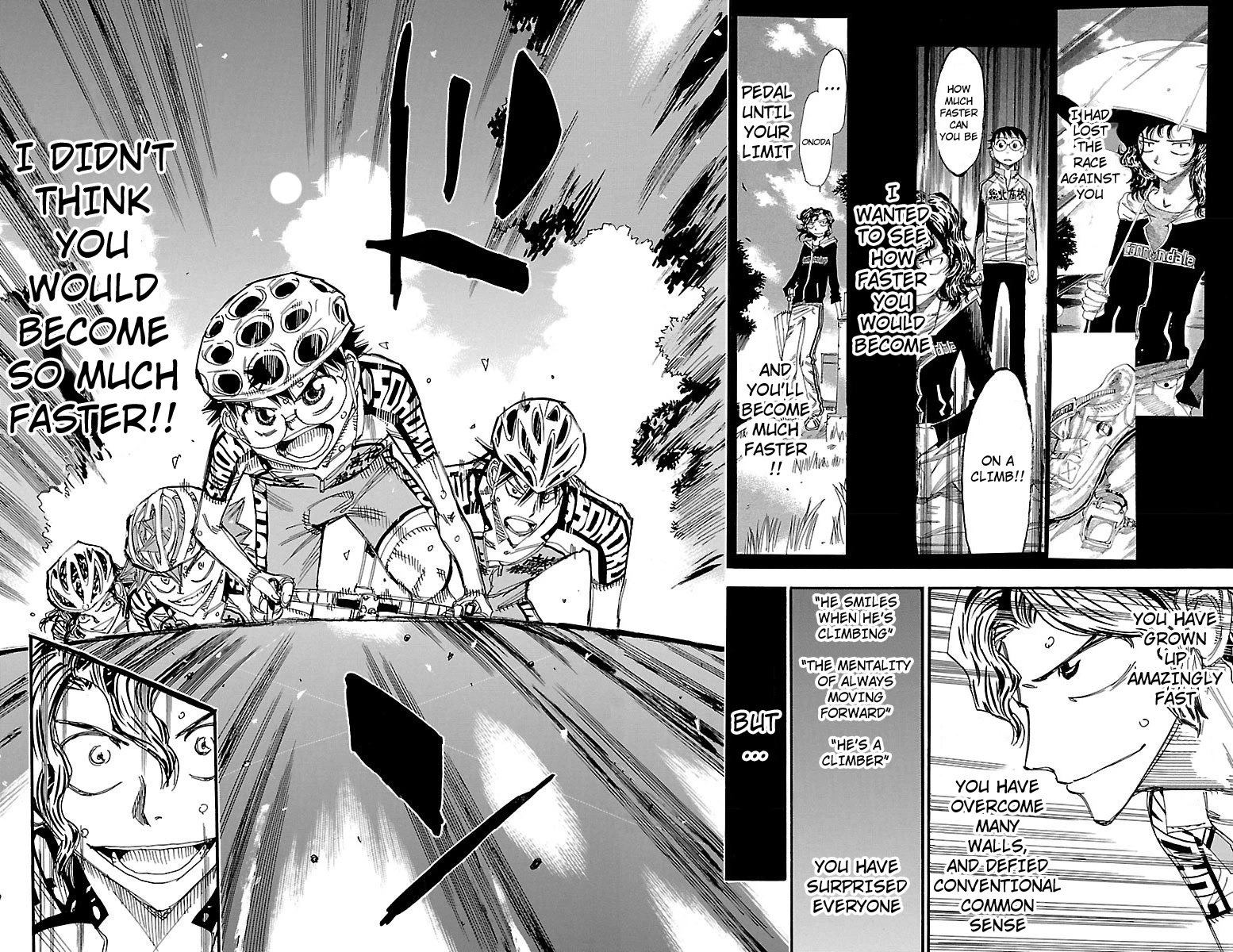 Yowamushi Pedal Chapter 465 page 14 - Chapter 465: Sakamichi At Full Power