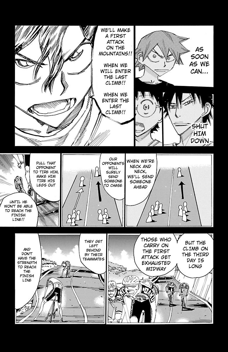 Yowamushi Pedal Chapter 466 page 10 - Chapter 466: Teshima's Orders
