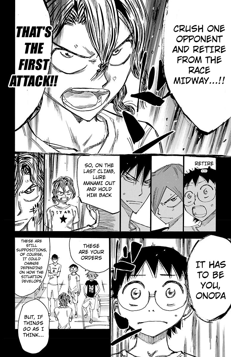 Yowamushi Pedal Chapter 466 page 11 - Chapter 466: Teshima's Orders