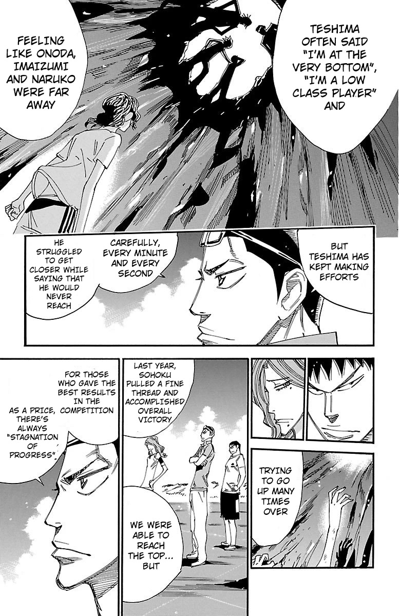 Yowamushi Pedal Chapter 467 page 10 - Chapter 467: Sohoku's Flag