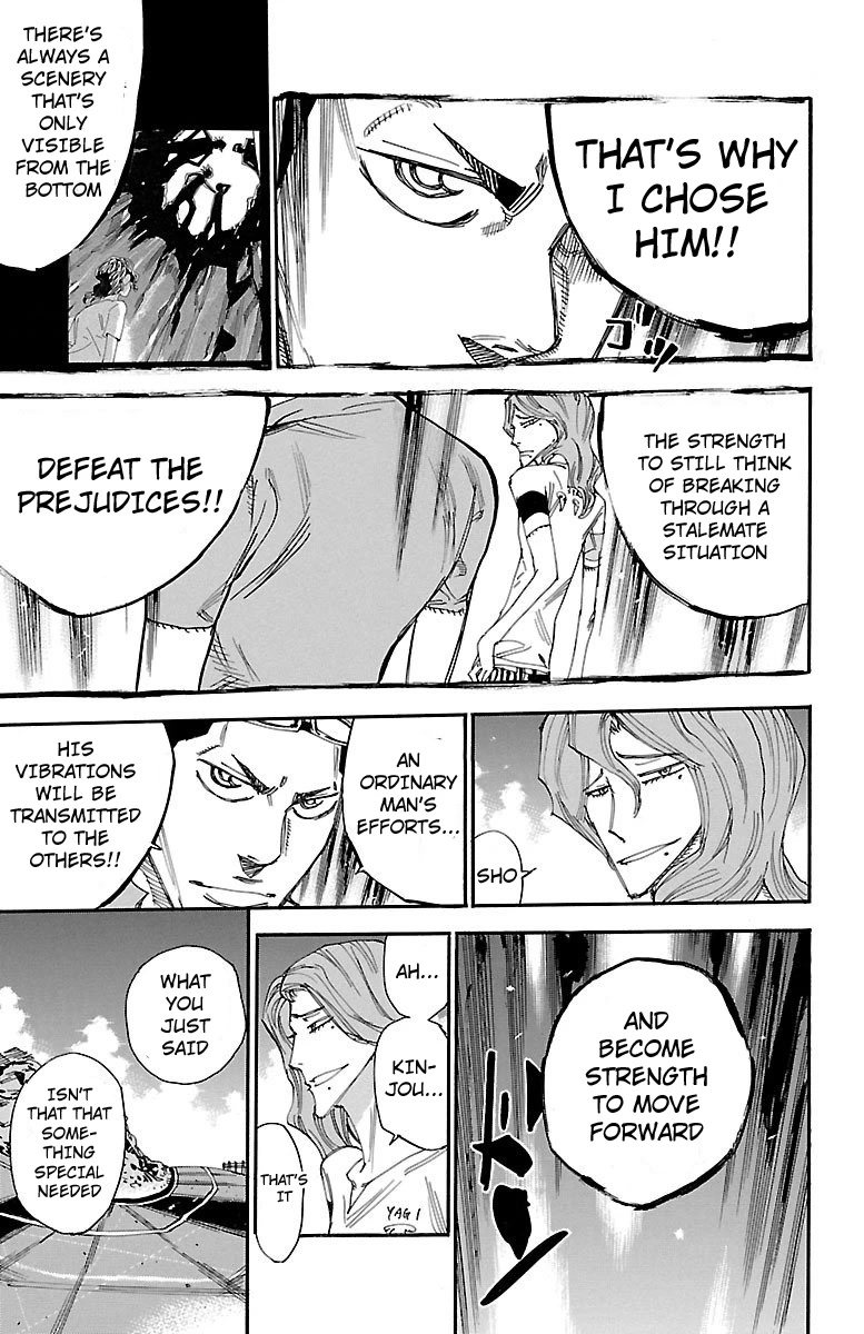 Yowamushi Pedal Chapter 467 page 12 - Chapter 467: Sohoku's Flag