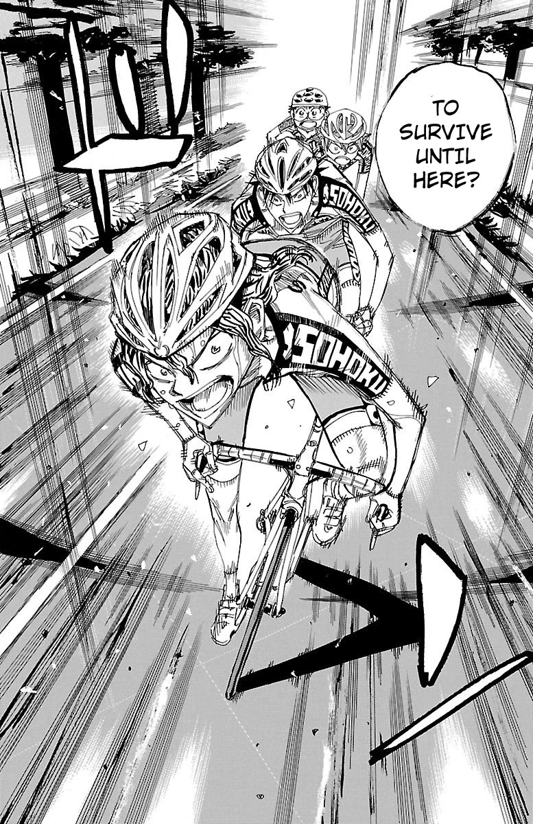 Yowamushi Pedal Chapter 467 page 13 - Chapter 467: Sohoku's Flag