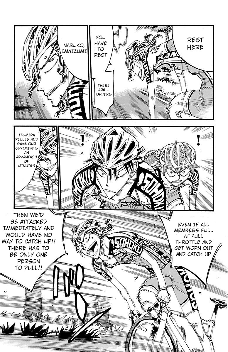 Yowamushi Pedal Chapter 467 page 16 - Chapter 467: Sohoku's Flag