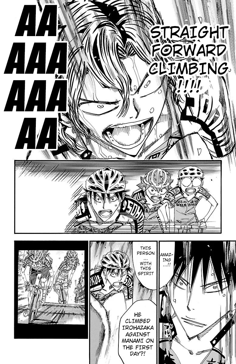 Yowamushi Pedal Chapter 467 page 22 - Chapter 467: Sohoku's Flag
