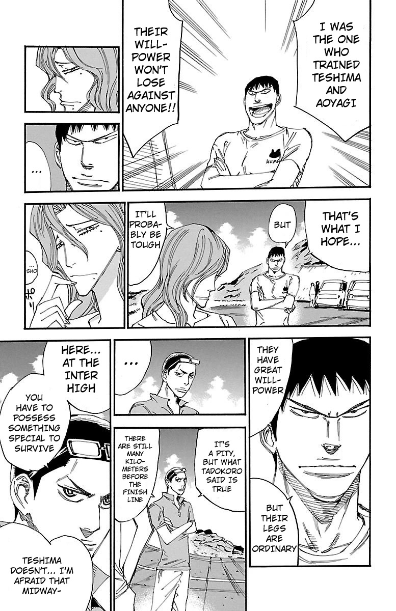 Yowamushi Pedal Chapter 467 page 8 - Chapter 467: Sohoku's Flag