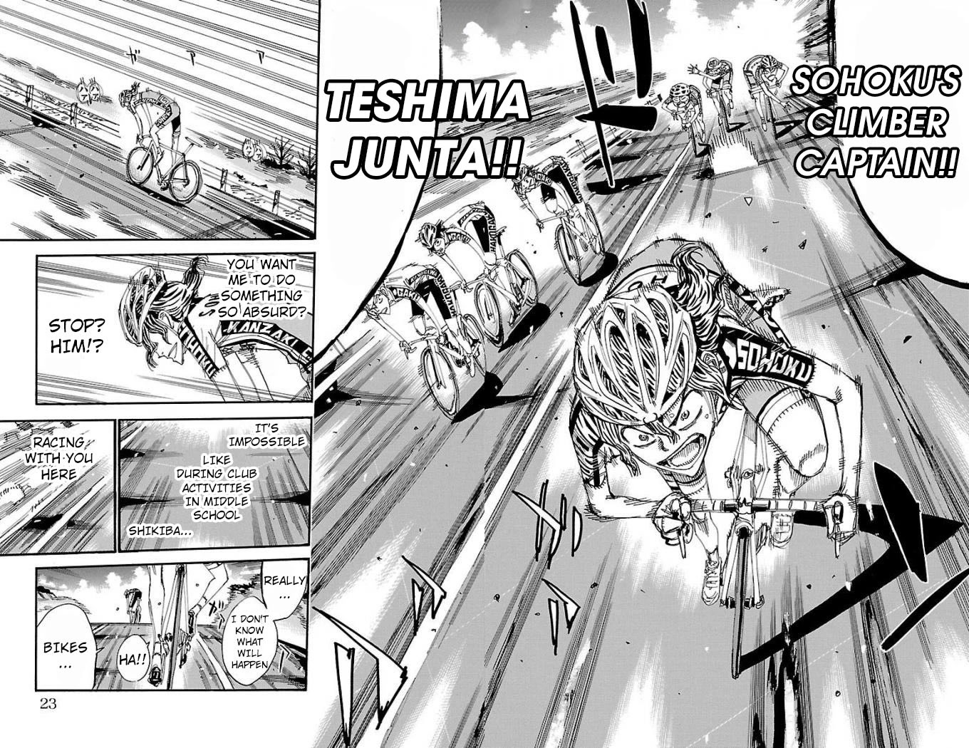 Yowamushi Pedal Chapter 468 page 15 - Chapter 468: Reaching Vibrations